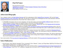 Tablet Screenshot of pmcnamee.net